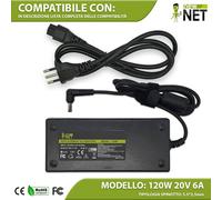 Trasformatore compatibile con AlienWare M5700 5700 M5790 5790 20V 6A 120W