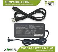 Trasformatore compatibile con Asus Zenbook Pro Duo UX581 19,5V 11,8A 230W