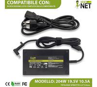 Trasformatore compatibile con HP TPN-CA03 645145-001 L00818-850 200W 19,5V 10,3A