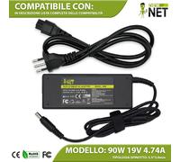 Trasformatore compatibile con Samsung NP-RV511-A01 NP-RV515-A03US 19V 4,74A 90W