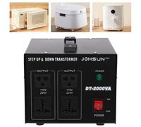 Trasformatore convertitore di tensione, convertitore trasformatore step up/down da 1000 W/2000 W/3000 W/5000 W da 220 V a 110 V o 110 V a 220 V