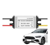 Trasformatore DC regolabile, regolatore di tensione, alimentatore da 5 A con display digitale, convertitori, strumento elettronico con design compatto, attrezzatura per auto per camion e