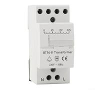 Trasformatore del campanello di AC230V con progettazione compatta e capacità di uscita 4VA/8VA per la ferrovia standard di 35mm che caratterizza l'operazione continua affidabile