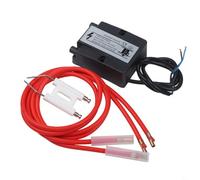 Trasformatore di accensione 15KV Accensione bruciatore 230V con fili e perno, elettrodo bipolare ad alta tensione per sistema di combustione della caldaia, modello GI-15KV, cavo da 1 m