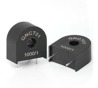 Trasformatore di corrente montaggio Pcb QNCT01 5A5mA 5A2.5mA 1:1000 1:2000 piccolo CT 1A 5A 10A 1 pezzo (QNCT01L 2000-1)