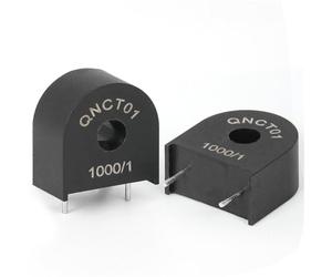 Trasformatore di corrente montaggio Pcb QNCT01 5A5mA 5A2.5mA 1:1000 1:2000 piccolo CT 1A 5A 10A 1 pezzo (QNCT01L 2000-1)