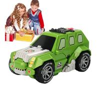 Trasformatore di dinosauro auto, giocattoli di dinosauro trasformatori, Dinosauro trasformatore automatico | Auto dinosauro con musica leggera, giocattoli di dinosauro di Natale per bambini, n