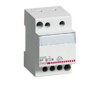 TRASFORMATORE DI SICUREZZA 230V - 12/24V MODULI 3 PORTATA 8VA BTICINO F91/12/24