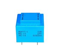 Trasformatore incapsulato PE4117-I 5VA 110V-380V/6V/7.5V/9V/12V/15V/18V/24V Trasformatore incapsulato in resina epossidica sotto vuoto for montaggio su PCB Isolamento di sicurezza(5VA 220V 18V)