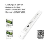 Trasformatore LED 12V 24V Dimmerabile DALI PUSH 15W 40W 60W 100W 150W 250W Al...