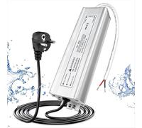 Trasformatore LED 12V 60W, trasformatore impermeabile per esterni con spina, alimentatore LED da 230V a DC12 Volt, adattatore UE