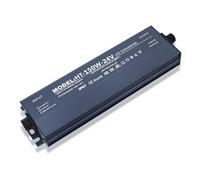 Trasformatore LED 24V 150W, Alimentatore 24v 6.2A, 150W Trasformatore 220V 24v, Driver LED AC a DC, Impermeabile IP67, Senza Sfarfallio, Nessun rumore, per G4, GU5.3, MR11, MR16, Non dimmerabile