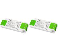 Trasformatore LED 350 mA/20 W/Trasformatore LED per corrente costante/Driver LED sorgente di corrente costante/Trasformatore illuminazione interna/alimentatore luce (Confezione da 2)