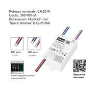 Trasformatore LED Dimmerabile DALI/PUSH 10W 12W 20W 30W 40W 60W 100mA - 1400mA
