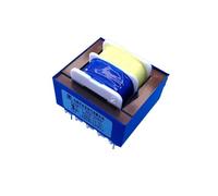 Trasformatore monofase a 4 pin EI28 1,2 W 1,2 VA CA 220 V a CA 9 V 12 V orizzontale tipo scheda PCB plug-in passo 20 mm 10 mm(Voltage Custom Made)