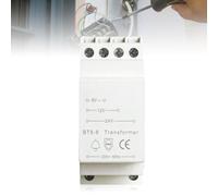 Trasformatore per campanello: Alimentatore da 230 V a 8 V-12 V-24 V per guida DIN, compatibile con guida DIN standard, trasformatore per campanello per tutti i campanelli (bianco)