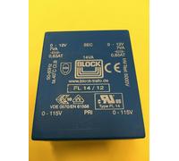 Trasformatore per PCB Block, 14VA, primario 115V ac, 230V ac, secondario 12V ca,