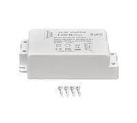 Trasformatore per striscia LED, driver 15W 12V 1,25A, ABS compatto e leggero - Alimentazione stabile e, protezione contro sovratemperatura e cortocircuito, per