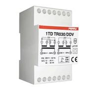 Trasformatore Perry 30VA uscite 12-12-24V 3 DIN 1TDTR030/DDV