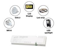 Trasformatore Slim 100W 6 Uscite Alimentatore 12V Tensione Costante Sensori Luci