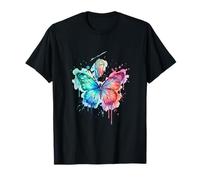Trasformazione della Farfalla Autismo Rainbow Splash Maglietta