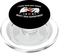 Trasformo il filato in cose Qual è il tuo superpotere? PopSockets PopGrip per MagSafe
