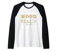 Trasformo Il Legno in Cose, qual è Il Tuo superpotere? Lavorazione del Legno Maglia con Maniche Raglan