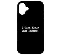 Trasformo la farina in pasticci divertente italiano pastoso minimalista Custodia per iPhone 16 Plus