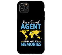 Trasformo le mappe in ricordi - Sono un agente di viaggio Agente di Viaggi Custodia per iPhone 11 Pro Max