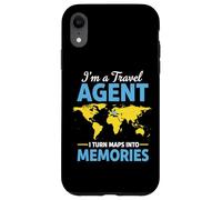Trasformo le mappe in ricordi - Sono un agente di viaggio Agente di Viaggi Custodia per iPhone XR
