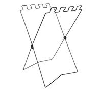 Trash Bag Holder, Folding Garbage Bag Support Frame, Lightweight Metal Rack, 22.05x12.6 inches Waste Organizer Stand, Ideal for Weeding, Kitchen, Lawn, Camping and Balcony Use
