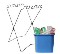 Trash Bag Holder, Folding Metal Garbage Support Frame, Lightweight Waste Organizer Rack, Portable Stand for Garden Weeding, Kitchen Cleanup, Camping, Balcony, Lawn, Outdoor Cooking