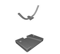 Trash Bag Holder with Hands Design for 2L Containers - Kitchen Waste Management