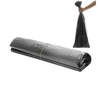 Trash Bags - Heavy Duty Bin Bags Refuse Sacks Extra Strong Black 120L Liners, Strong & Secure, Reuseable,Bin Liners, Flat Top, Recycled, Sustainable Refuse Sack For Home, Office & Kitchen