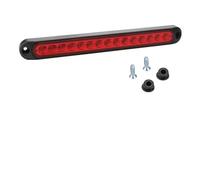 TRASH BIN Auto Camion SUV/RV Fanali posteriori Luci freno Fari laterali Indicatori di direzione svolta 12 V 24 Barra 15 Lampadine Coda Assemblaggio gruppo fanale posteriore(Red)