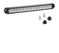 TRASH BIN Auto Camion SUV/RV Fanali posteriori Luci freno Fari laterali Indicatori di direzione svolta 12 V 24 Barra 15 Lampadine Coda Assemblaggio gruppo fanale posteriore(White)