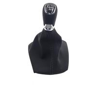 TRASH BIN Auto Pomello Cambio Per Skoda Per Octavia A5 A6 2004-2012 Pomello Cambio Pelle Cromata Cuffia Leva(: 6 Speed Set)