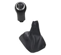 TRASH BIN Auto Pomello Cambio Per Vauxhall Per Opel Per Meriva A 2003-2010 Stile Auto Pomello Cambio A 5 Marce Cuffia Pelle(R12345 Pair)