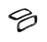 TRASH BIN Car Styling Coda Gola Cornice Decorativa Coda Silenziatore Tubo di Scarico Uscita Copertura Parte per BM&W x5 G05 X6 G06 X7 G07 2019 2020 2021 Tubo Scarico Copertura(Bright Black)