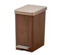 Trash Bin - Kitchen Trash Can | 33,5 x 23 x 15 cm Garbage Can With Lid | ABS Slim Waste Bin With Cover | Wastebasket For Apartment Bathroom, Living Room, Garage, Compact Home Spaces