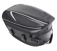 TRASH BIN Motorcycle Luggage Saddle Back Seat Waterproof Large Capacity Tail Bag Coda Multifunzione Borse(Black)