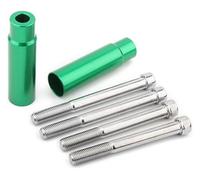TRASH BIN Per K&awasaki Per Z1000SX Per 1400GTR 1400 Per GTR 2008-2019 Per Telefono GPS Per Moto Supporto Per Manubrio Estensione Navigazione Moto Supporto(2 set Green)