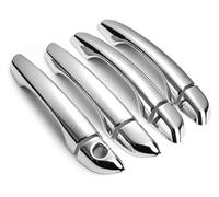 TRASH BIN Porta Auto Esterna per C4 per Cactus 2014-2018 Rivestimento Maniglia Portiera Auto Fibra Carbonio Cromata(Color1)