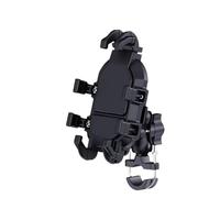 TRASH BIN Supporto antivibrazione Supporto Telefono Assorbimento Degli Urti Moto Stabile Anti-shake Regolazione Rotazione A 360 ° Manubrio Navigazione GPS(Handle bar black)