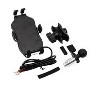 TRASH BIN Supporto antivibrazione Supporto Telefono In Forcella Stem Mount Per Suzuki Per GSXR Per GSX-R 600 750 1000 Caricatore USB Moto Staffa Navigazione