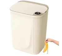 TRASH CAN - per rifiuti con sensore automatico da 22 litri, strumento da cucina senza mani, coperchio aperto silenzioso, contenitore per il controllo degli odori, cestino moderno a prova di