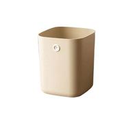 Trash Cans for Home Use Living Room Kitchen Bathroom Bedroom Toilet Office Dormitory Storage Barrel Cylinder Waste Paper Basket(White,Small)
