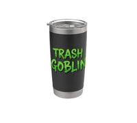 Trash Goblin - Sacchetti per la spazzatura, piccoli e divertenti Bicchiere termico in acciaio inox doppia parete