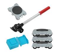 Traslocatore di mobili su ruote ， Furniture Mover Dolly Pack Of 4 With 8 Wheels 6x6x2-Inch Lifter And 4 Raise Blocks 900 Lbs