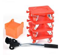 Traslocatore di mobili su ruote ， Furniture Mover Tool Set Pack of 5-8 400kg Capacity ABS Metal Material 360 Degree Rotating Wheels